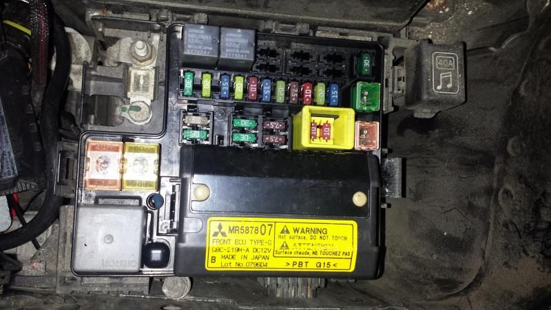 2007 Mitsubishi Eclipse Fuse Box Diagram / 2000 Mitsubishi Eclipse Fuse